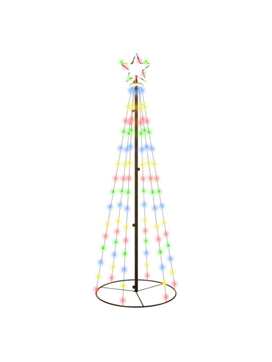Vánoční stromek kužel 108 vícebarevných LED diod 70 x 180 cm