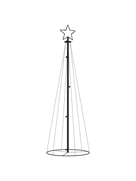 Vánoční stromek kužel 108 vícebarevných LED diod 70 x 180 cm