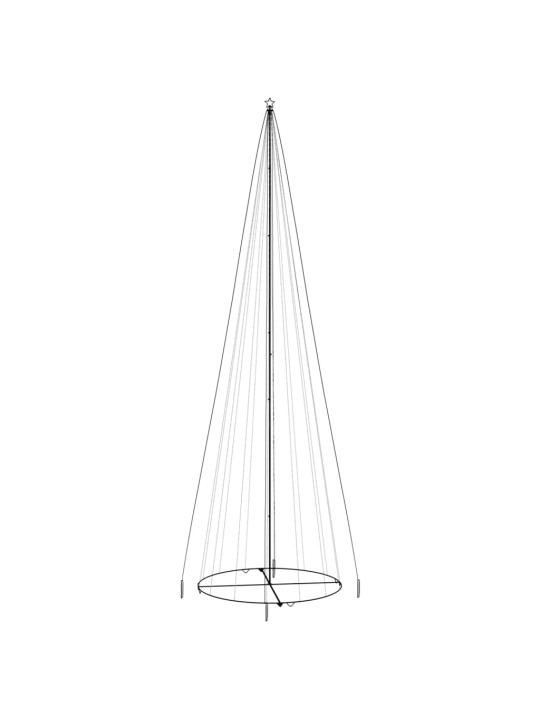 Vánoční stromek kužel 1 134 modrých LED diod 230 x 800 cm