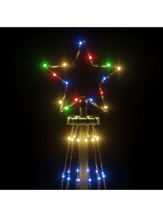 Vánoční stromek kužel 1 134 barevných LED diod 230 x 800 cm