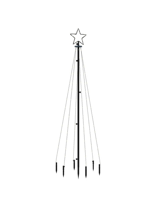 Vánoční strom s hrotem 108 studených bílých LED diod 180 cm