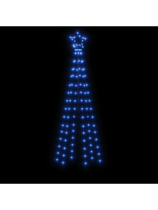Vánoční strom s hrotem 108 modrých LED diod 180 cm
