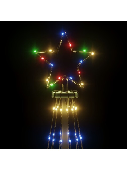 Vánoční strom s hrotem 732 barevných LED diod 500 cm