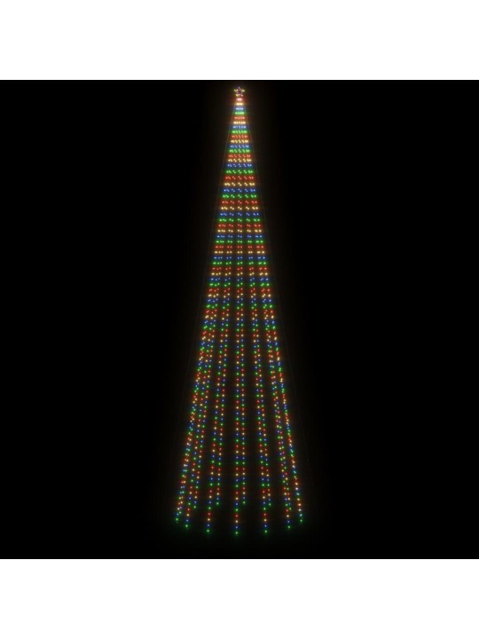 Vánoční strom s hrotem 1 134 barevných LED diod 800 cm