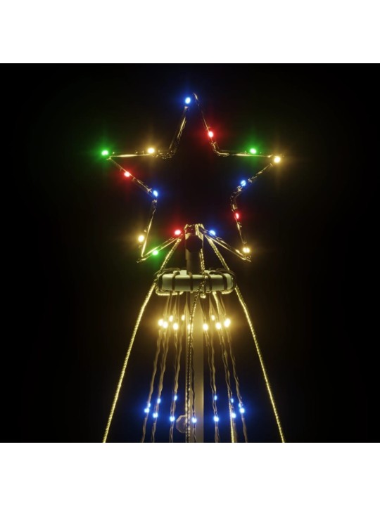 Vánoční strom s hrotem 1 134 barevných LED diod 800 cm