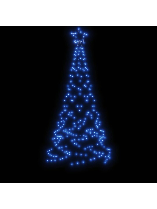 Vánoční strom s hrotem 200 modrých LED diod 180 cm