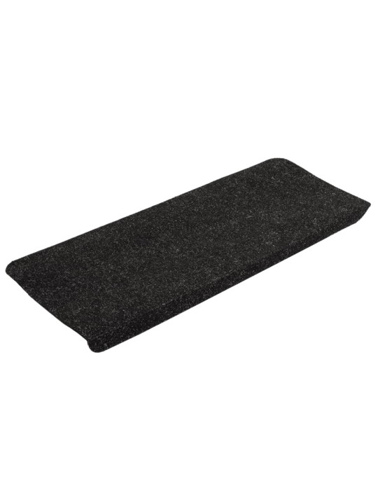 Samolepicí nášlapy na schody 15 ks 65x24,5x3,5 cm antracitové