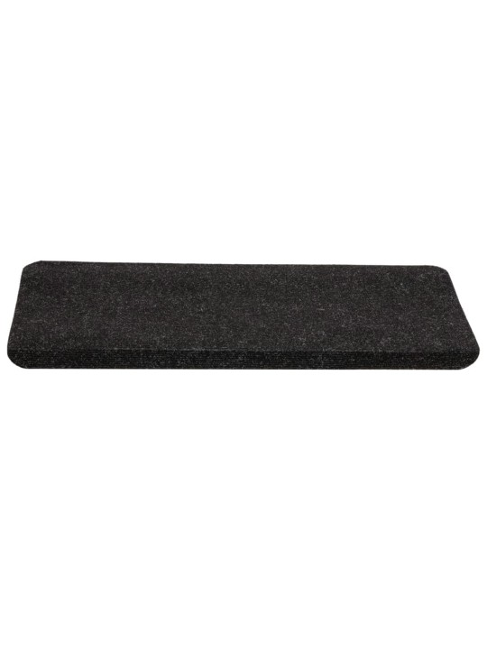 Samolepicí nášlapy na schody 15 ks 65x24,5x3,5 cm antracitové