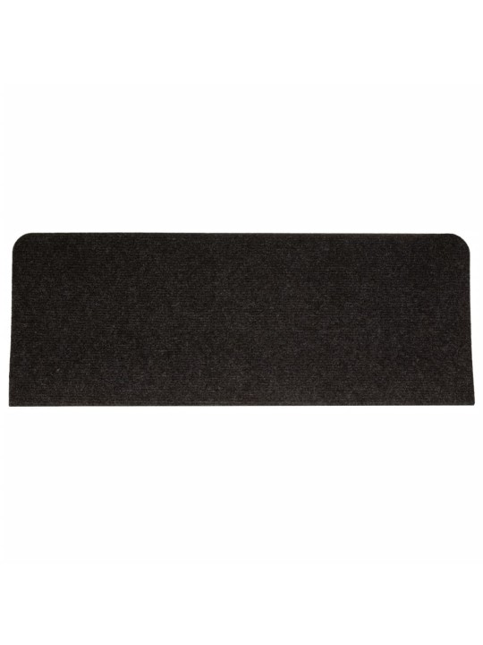 Samolepicí nášlapy na schody 15 ks 65x24,5x3,5 cm černé