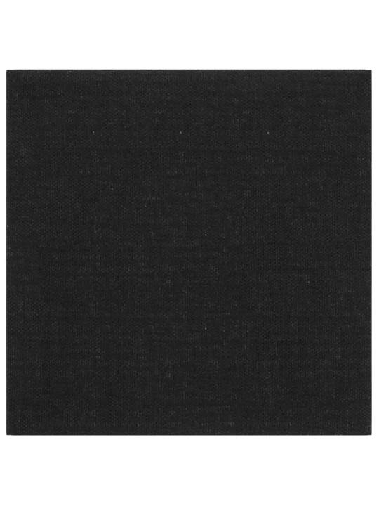 Nástěnné panely 12 ks černé 30 x 30 cm textil 1,08 m²
