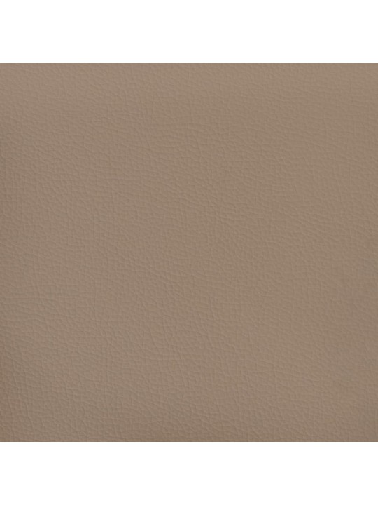 Nástěnné panely 12 ks cappuccino 30 x 30 cm umělá kůže 1,08 m²