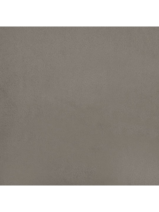 Nástěnné panely 12 ks světle šedé 60 x 15 cm samet 1,08 m²