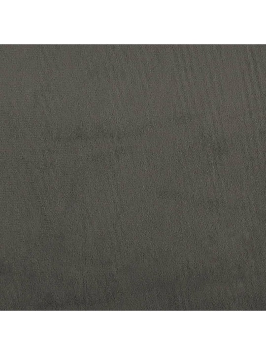 Nástěnné panely 12 ks tmavě šedé 60 x 15 cm samet 1,08 m²