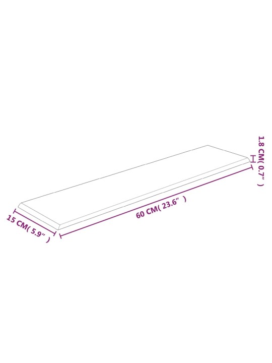 Nástěnné panely 12 ks růžové 60 x 15 cm samet 1,08 m²