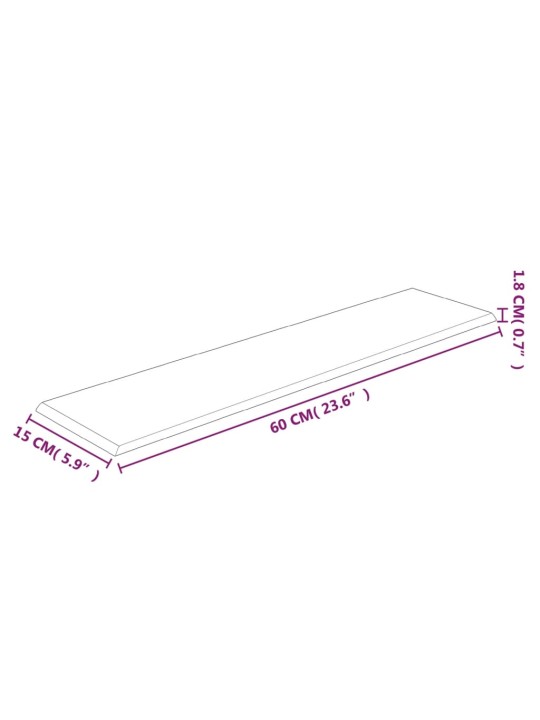 Nástěnné panely 12 ks černé 60 x 15 cm samet 1,08 m²