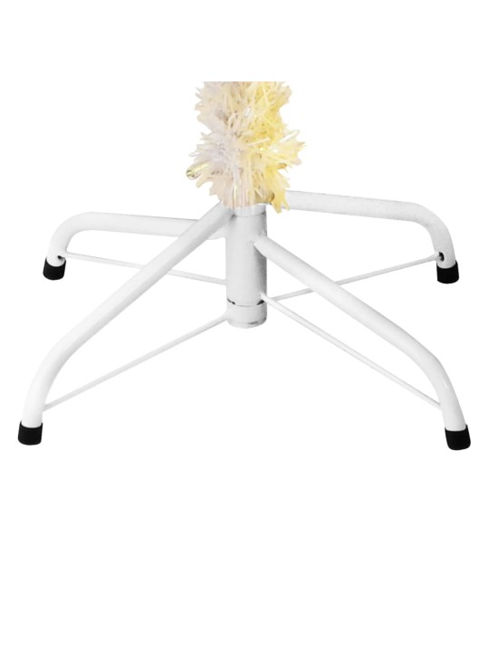 Umělý vánoční stromek s duhovým jehličím bílý 150 cm PVC