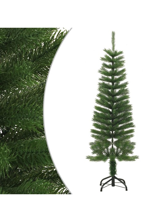 Umělý úzký vánoční stromek se stojanem 120 cm PE