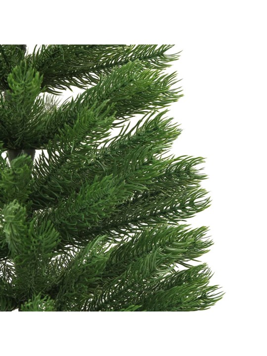 Umělý úzký vánoční stromek se stojanem 120 cm PE