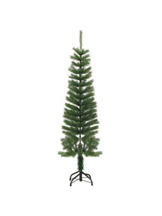 Umělý úzký vánoční stromek se stojanem 150 cm PE