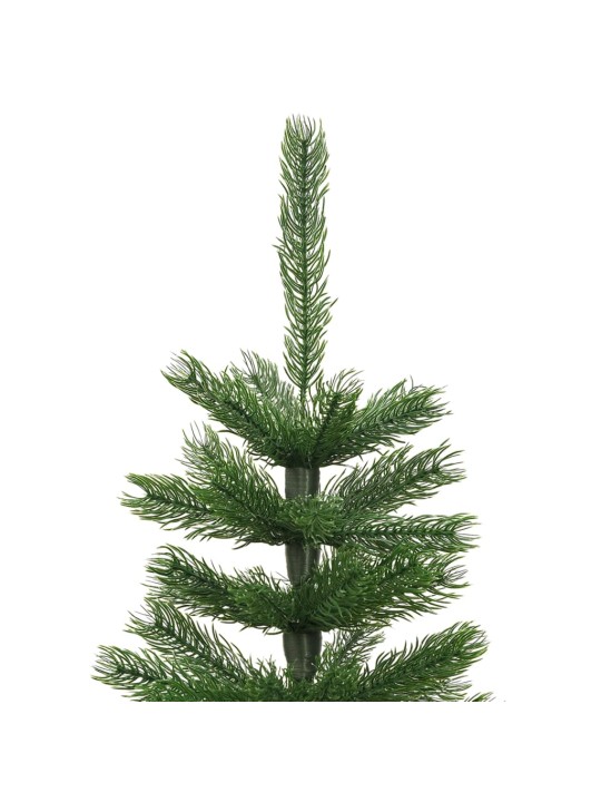Umělý úzký vánoční stromek se stojanem 150 cm PE