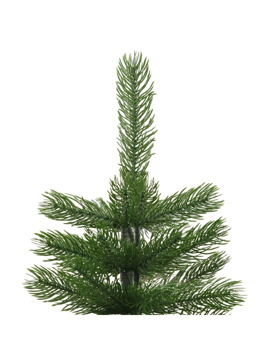 Umělý úzký vánoční stromek se stojanem 210 cm PE