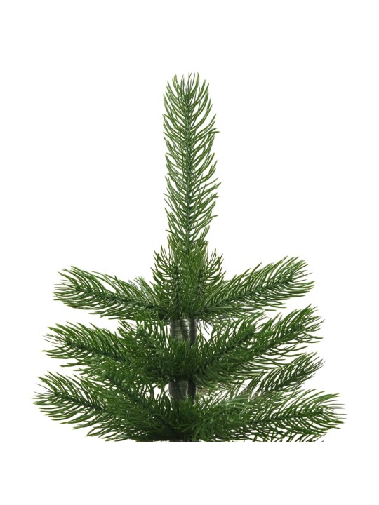 Umělý úzký vánoční stromek se stojanem 240 cm PE