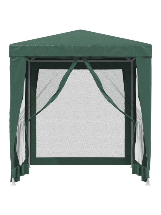 Party stan se 4 síťovanými bočnicemi zelený 2 x 2 m HDPE