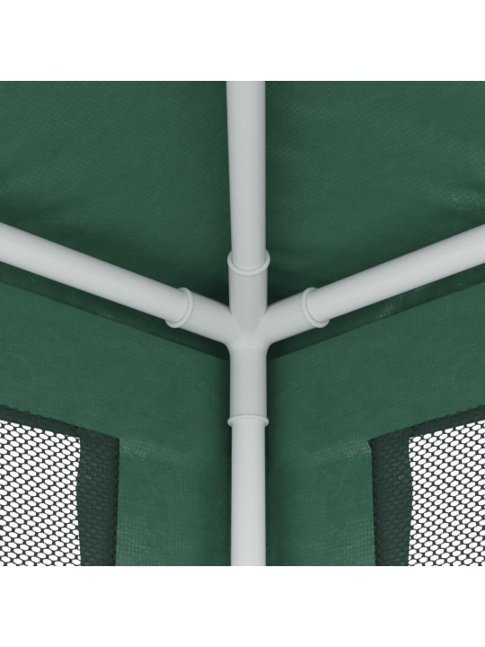 Party stan se 4 síťovanými bočnicemi zelený 2 x 2 m HDPE