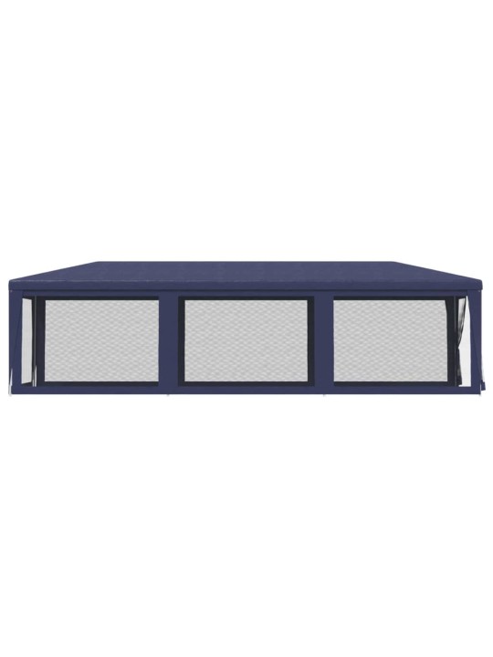 Party stan s 8 síťovanými bočnicemi modrý 3 x 9 m hdpe