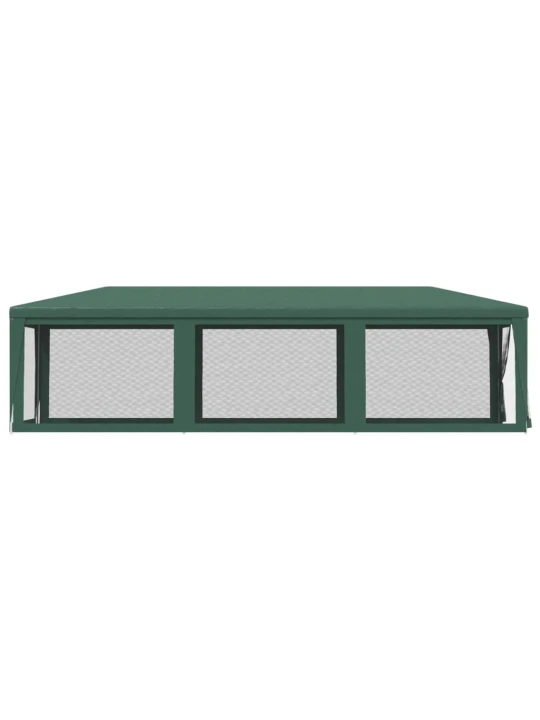 Party stan s 8 síťovanými bočnicemi zelený 3 x 9 m HDPE