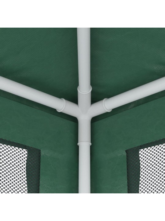 Party stan s 8 síťovanými bočnicemi zelený 3 x 9 m HDPE