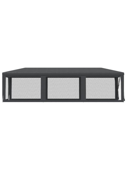 Party stan s 8 síťovanými bočnicemi antracitový 3 x 9 m HDPE