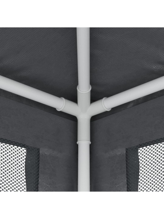 Party stan s 8 síťovanými bočnicemi antracitový 3 x 9 m HDPE