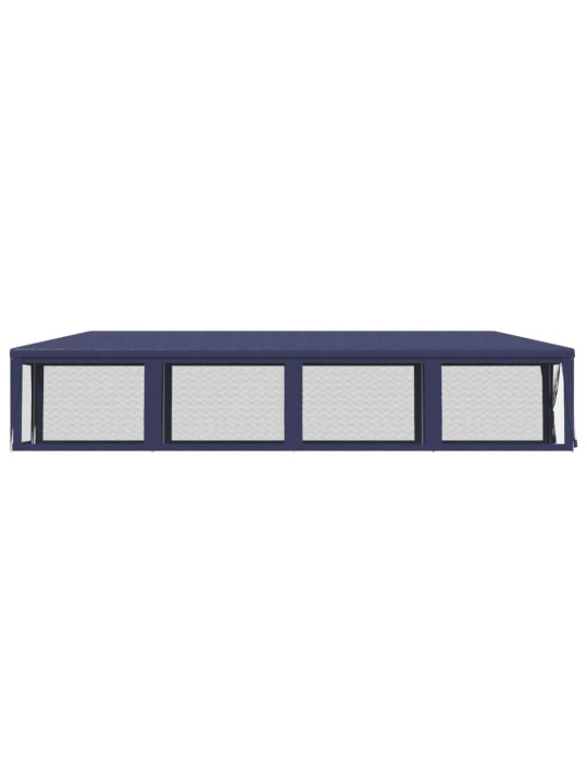 Party stan s 10 síťovanými bočnicemi modrý 3 x 12 m HDPE