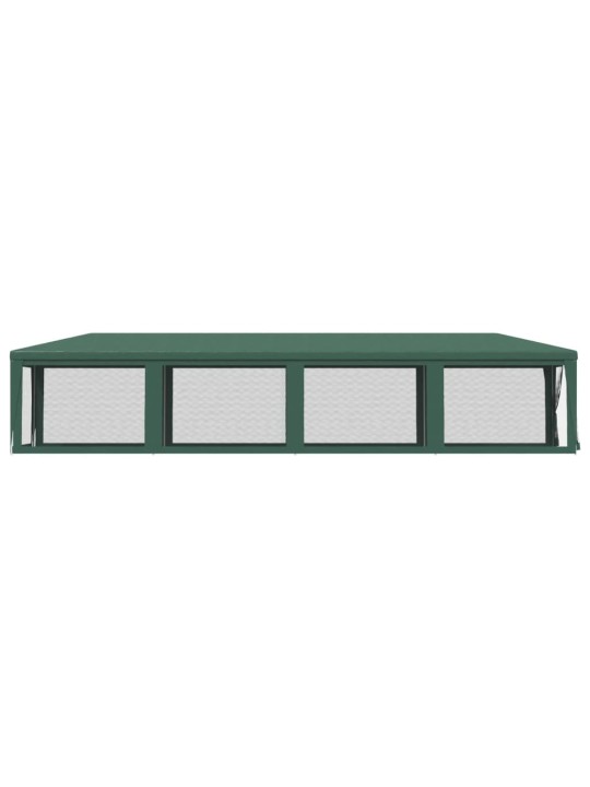Party stan s 10 síťovanými bočnicemi zelený 3 x 12 m HDPE