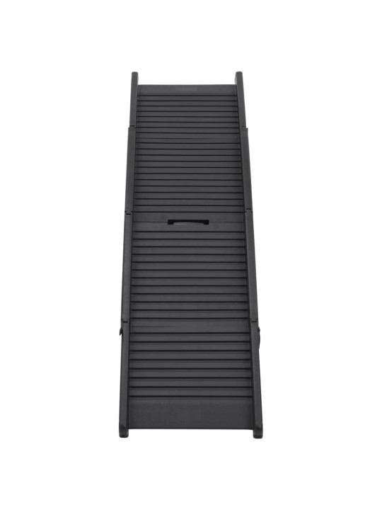 Skládací rampa pro psy černá 153 x 40 x 12,5 cm plast