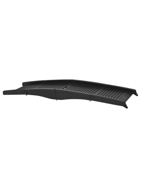 Skládací rampa pro psy černá 153 x 40 x 12,5 cm plast