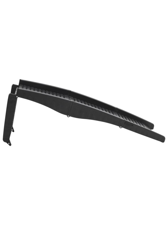 Skládací rampa pro psy černá 153 x 40 x 12,5 cm plast