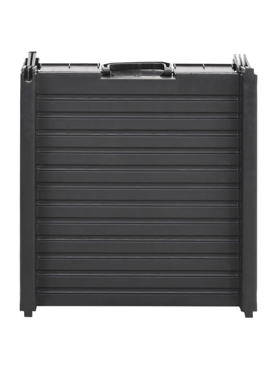 Skládací rampa pro psy černá 153 x 40 x 12,5 cm plast