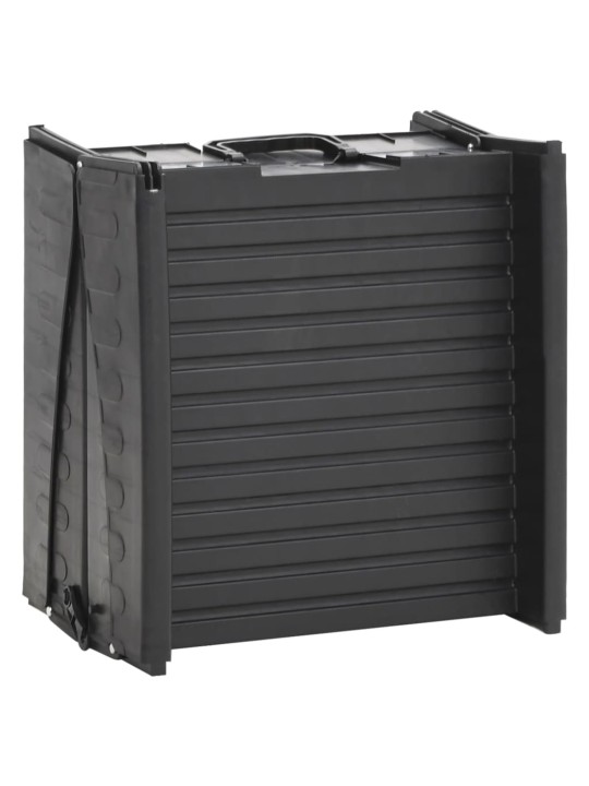 Skládací rampa pro psy černá 153 x 40 x 12,5 cm plast