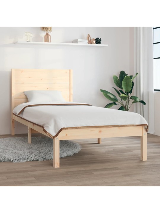 Rám postele masivní dřevo 75 x 190 cm Small Single