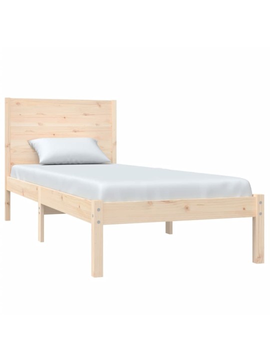 Rám postele masivní dřevo 90 x 190 cm single
