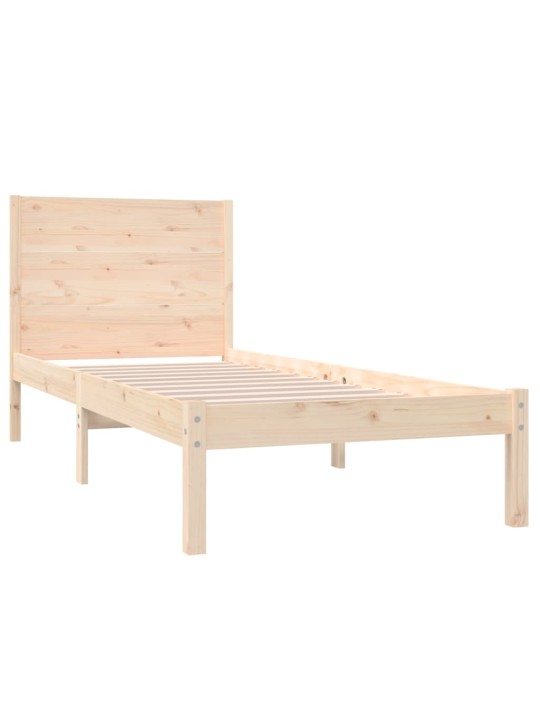 Rám postele masivní dřevo 90 x 190 cm single