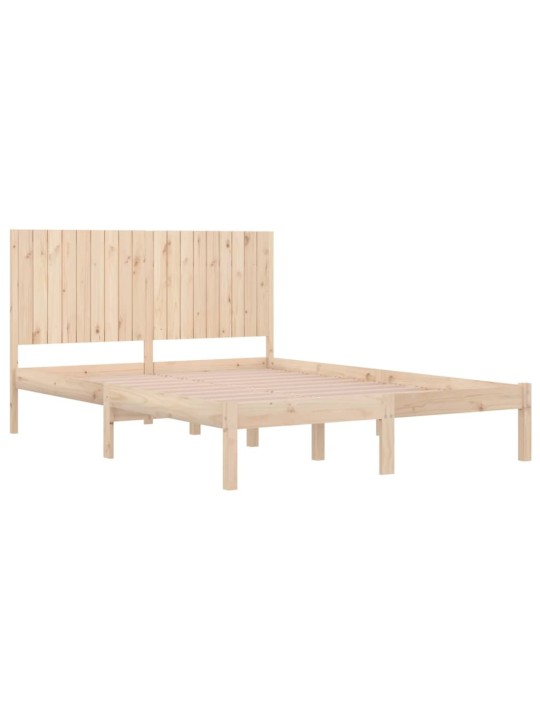 Rám postele masivní dřevo 180 x 200 cm Super King Size