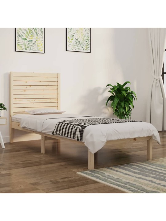 Rám postele masivní dřevo 75 x 190 cm Small Single