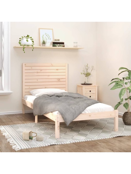 Rám postele masivní dřevo 100 x 200 cm