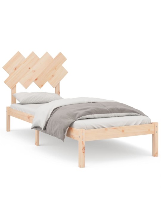 Rám postele 90 x 190 cm Single masivní dřevo