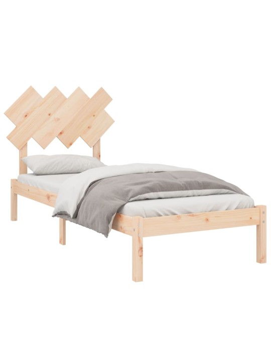 Rám postele 90 x 190 cm Single masivní dřevo