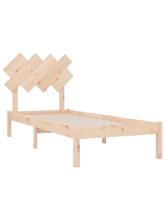 Rám postele 90 x 190 cm Single masivní dřevo
