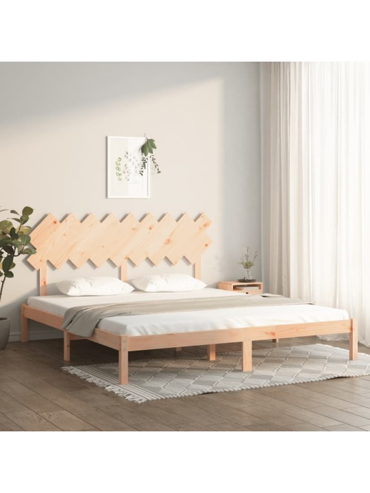 Rám postele 180 x 200 cm Super King masivní dřevo